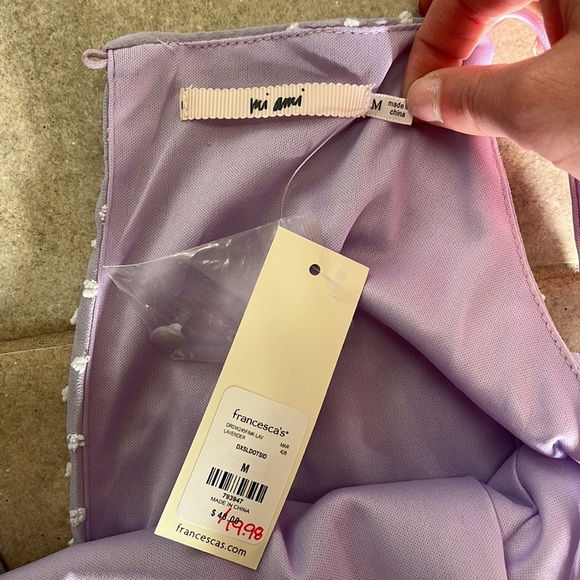 Cute purple sun dress. NWT. - Picture 2 of 4